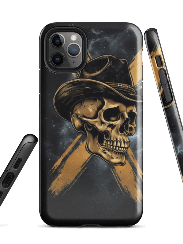Golden Cowboy Skull Tough iPhone® Case product image (53)