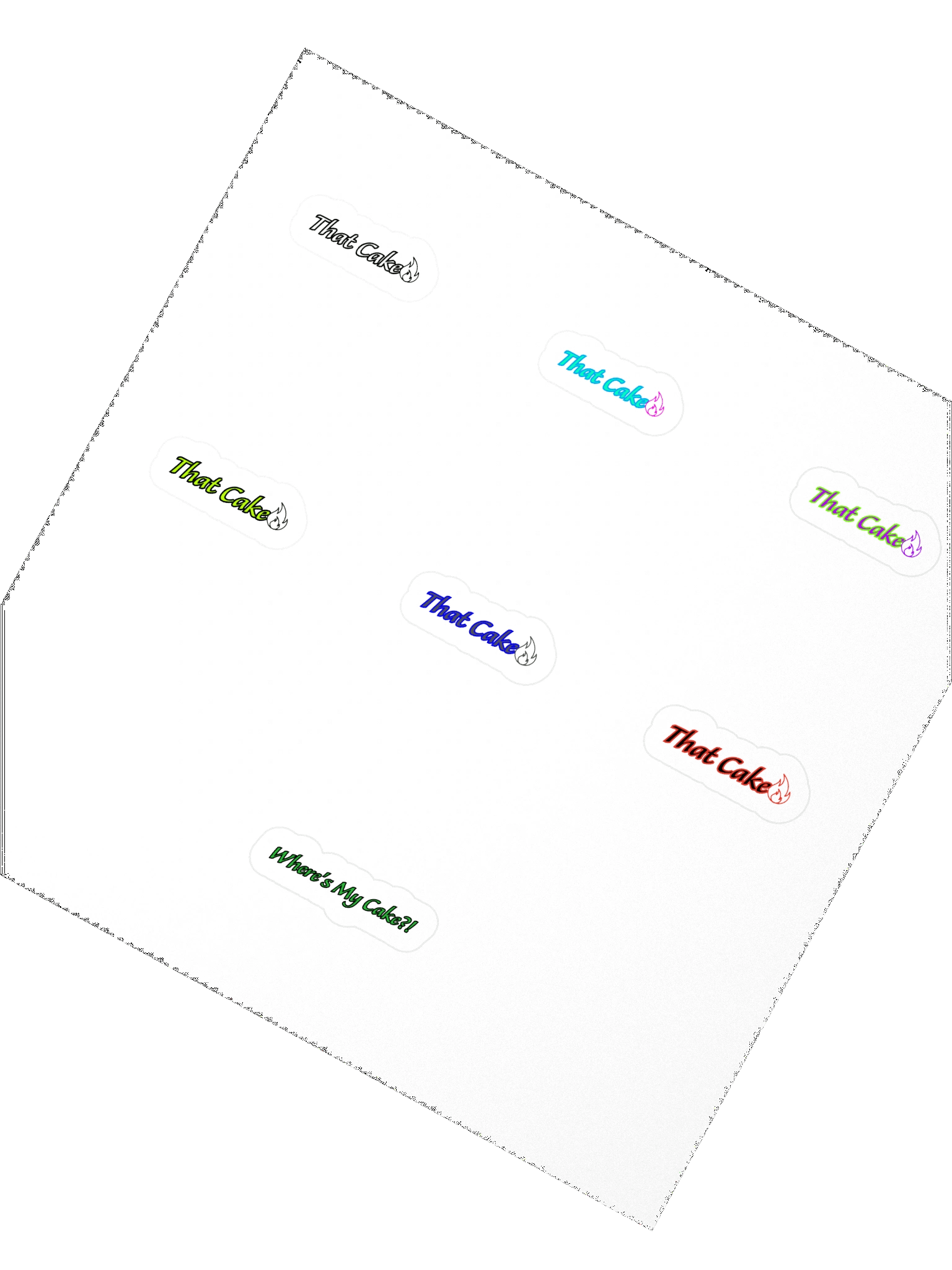 That Cake Fire Value Sticker 7PK product image (2)