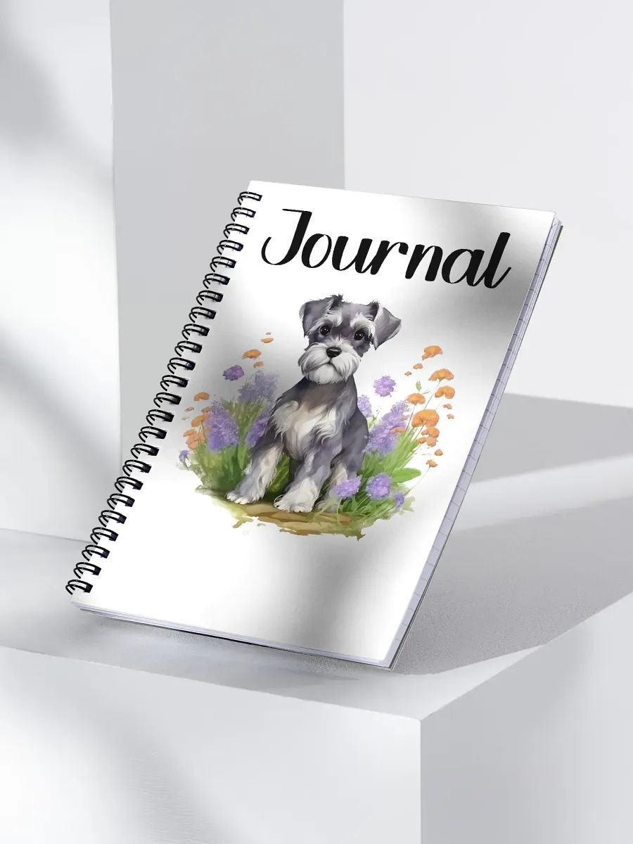 Schnauzer Serenity Spiral Notebook product image (3)