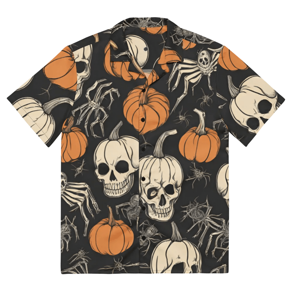 Spooky Paradise Hawaiian Shirt product image (2)