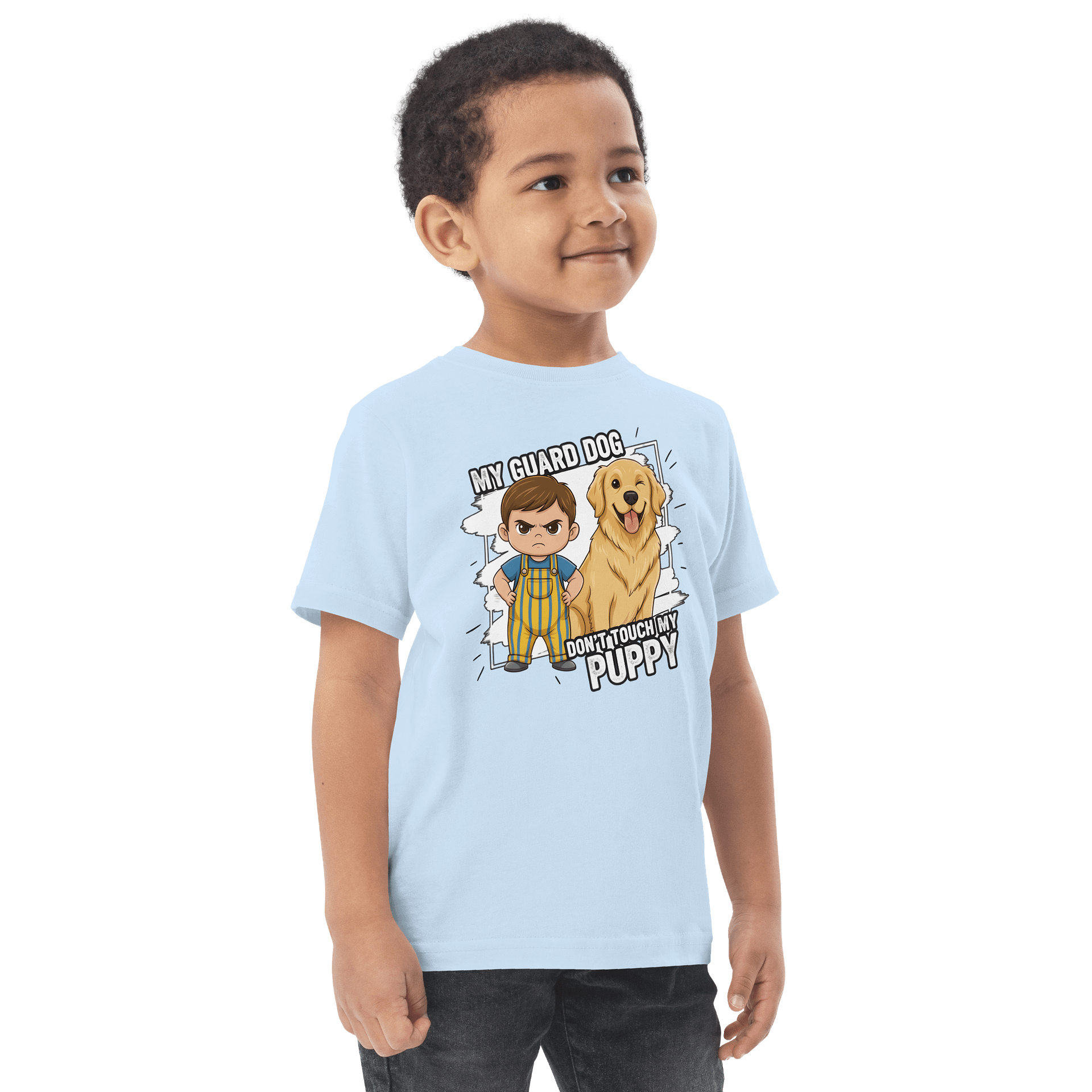 Don't Touch My Puppy | Toddler Jersey T-Shirt product image (2)