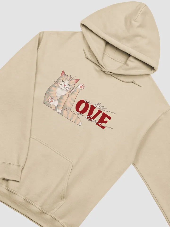 Cat Date Night -regular fit hoodie product image (1)