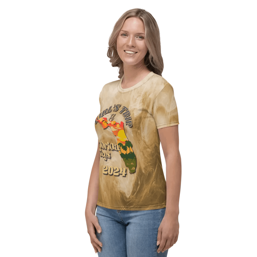 Girls Trip Florida Keys Fl 2024 All Over Print T-shirt product image (3)