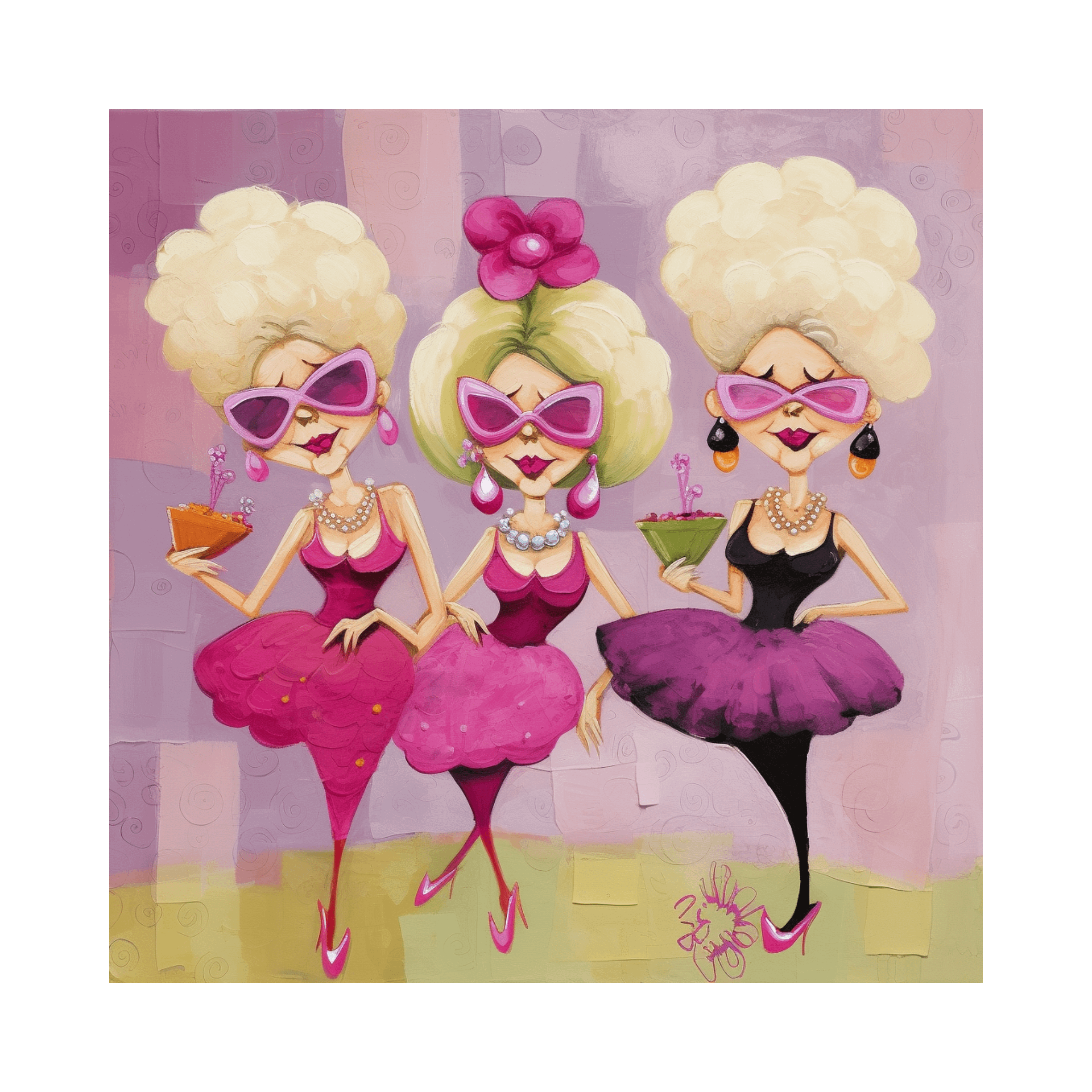 Trio of Pink Ladies product image (1)