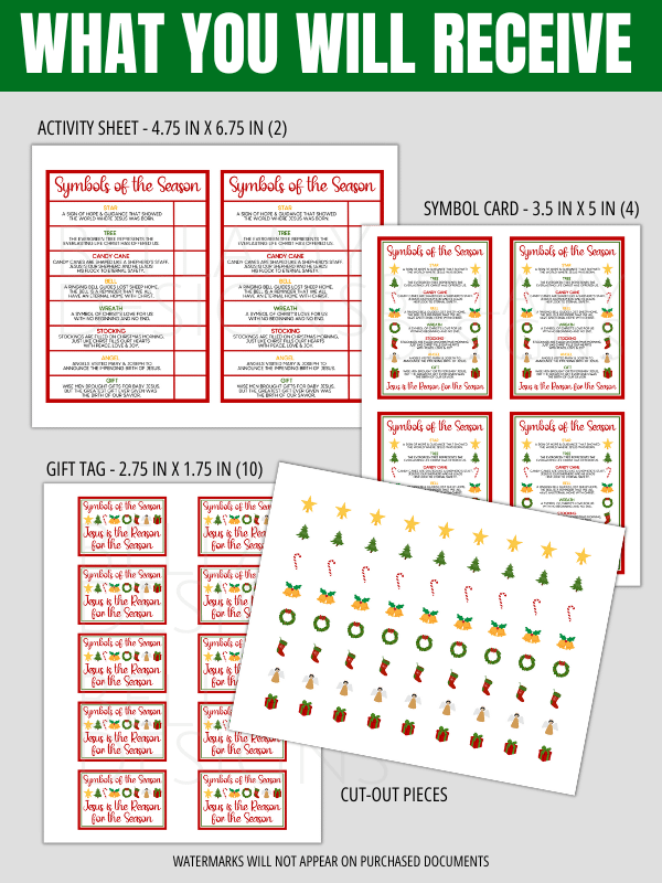 Christmas Symbols of the Season Activity product image (2)