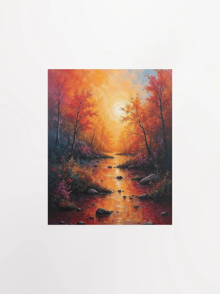 Golden Hour River Matte Poster product image (4)