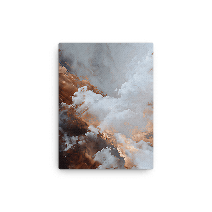 Cloudbound Copper – Abstract White, Bronze & Smoky Gray Tones product image (13)