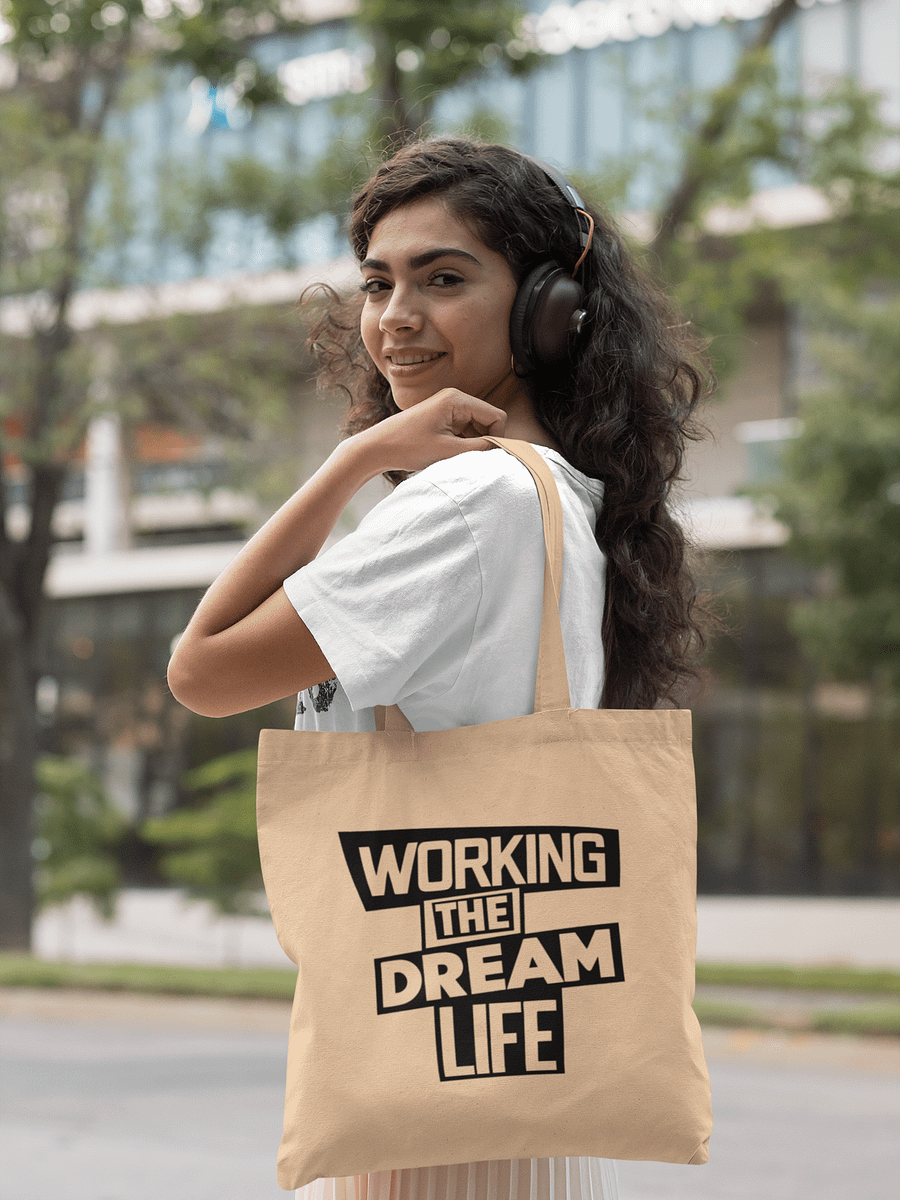 Cream Econscious Organic Cotton Tote Bag – Eco-Friendly Reusable Shopping & Everyday Carry Bag product image (5)