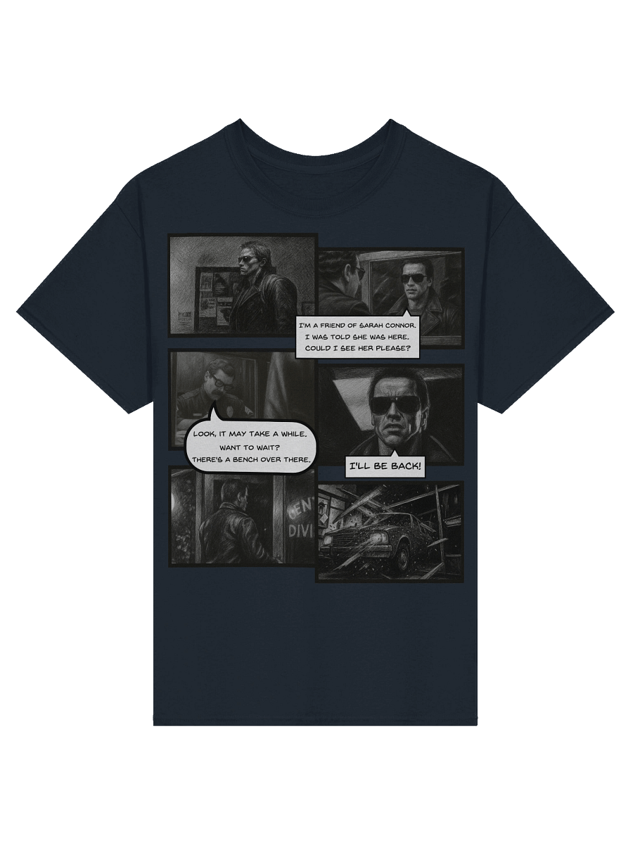 The Terminator inspired I'll Be Back Scene Tee product image (4)
