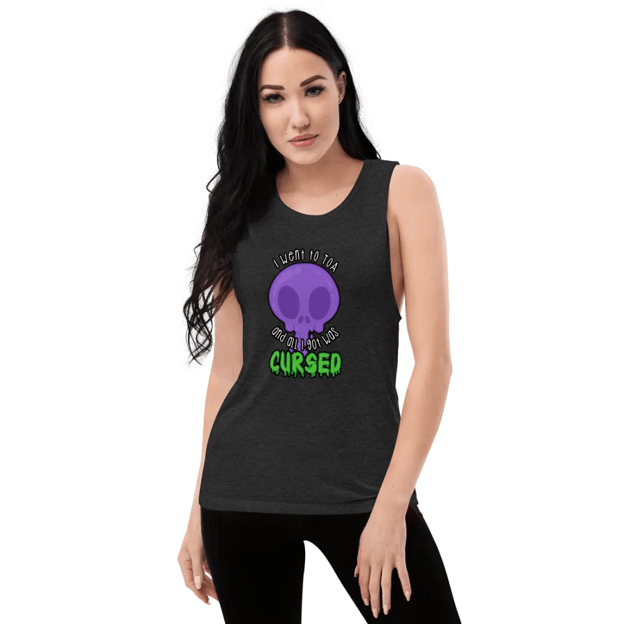 All I Got Was Cursed - Warlock - Women's Style Muscle Tank product image (9)