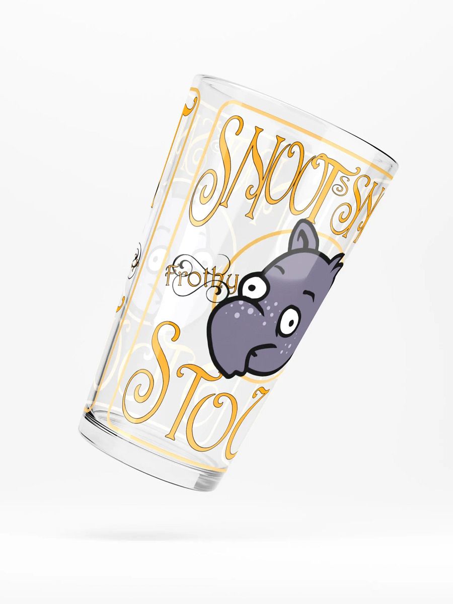 Snoot's Snout Stout Pint Glass product image (5)
