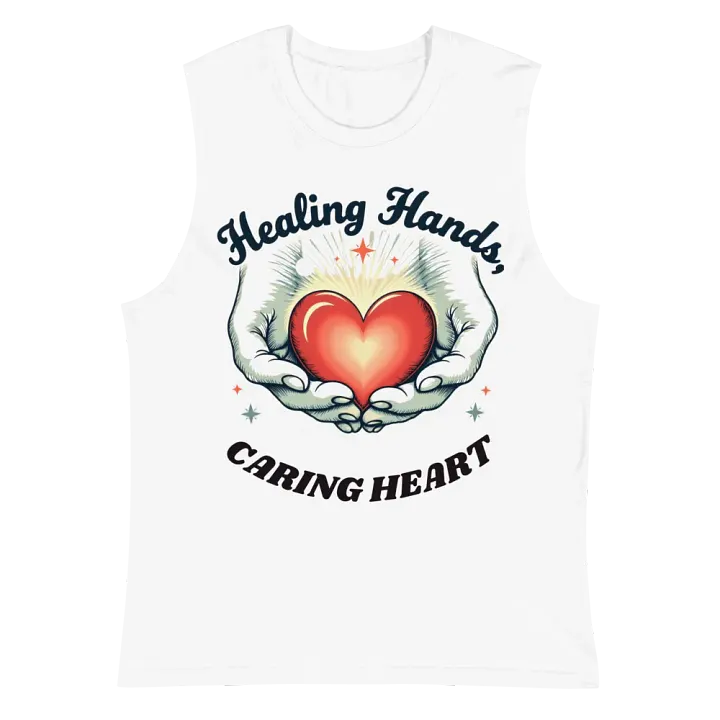 Healing Hands, Caring Heart Muscle Tank product image (2)