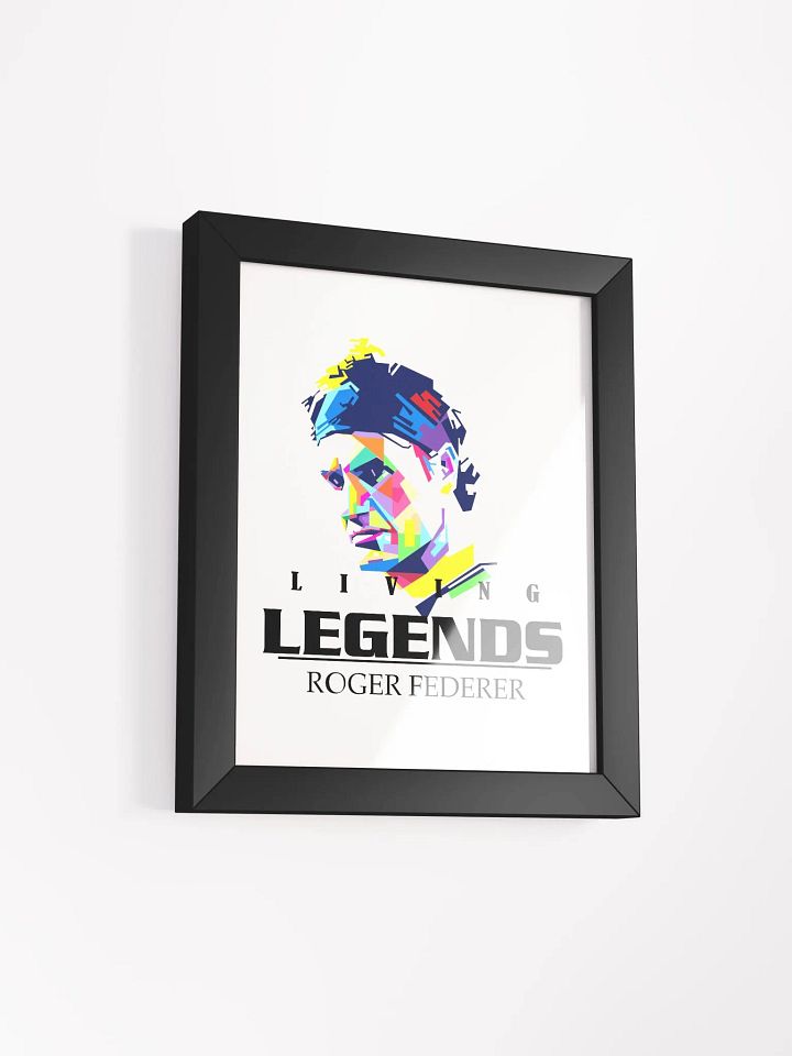 Roger Federrer Living Legend Framed Poster product image (69)