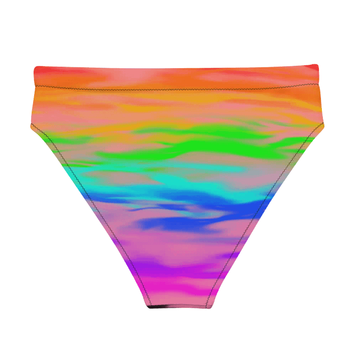 "Tagged Up" Pink - High-Waisted Bikini Bottoms product image (2)