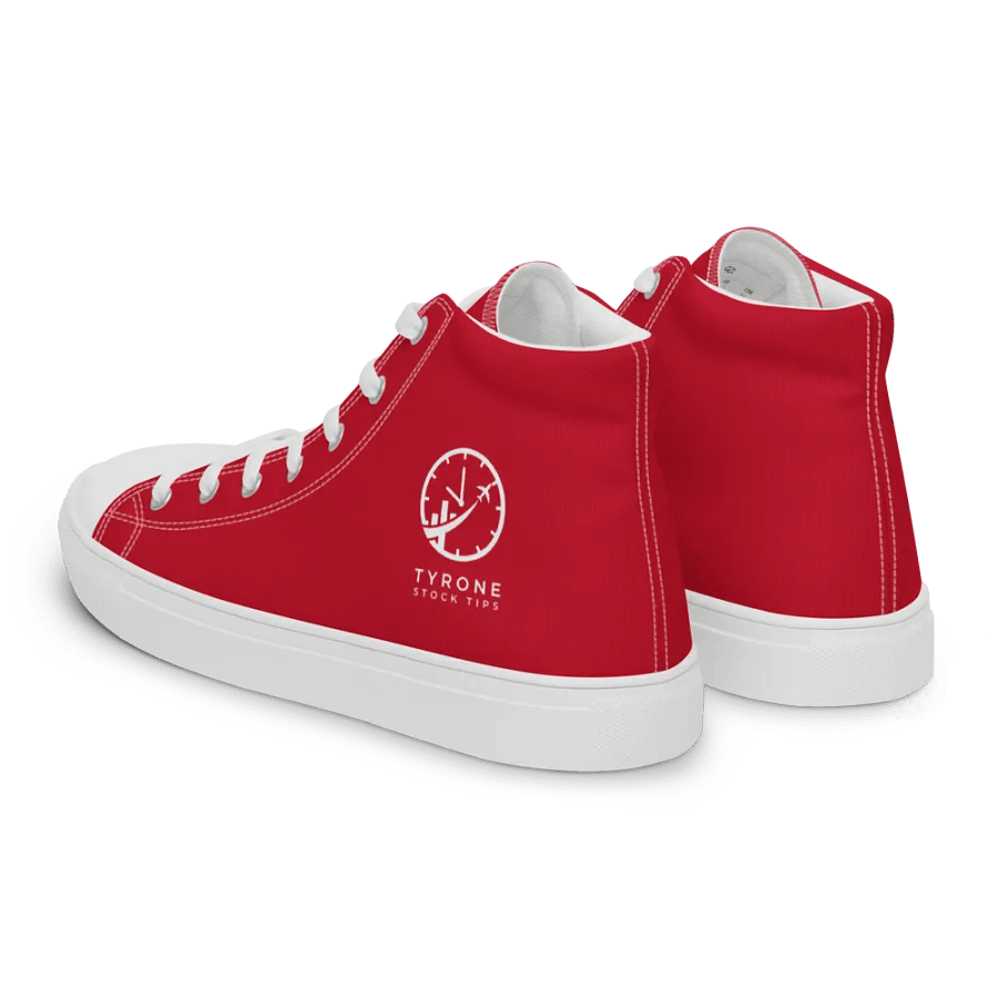 Red Classic Canvas High Tops product image (5)