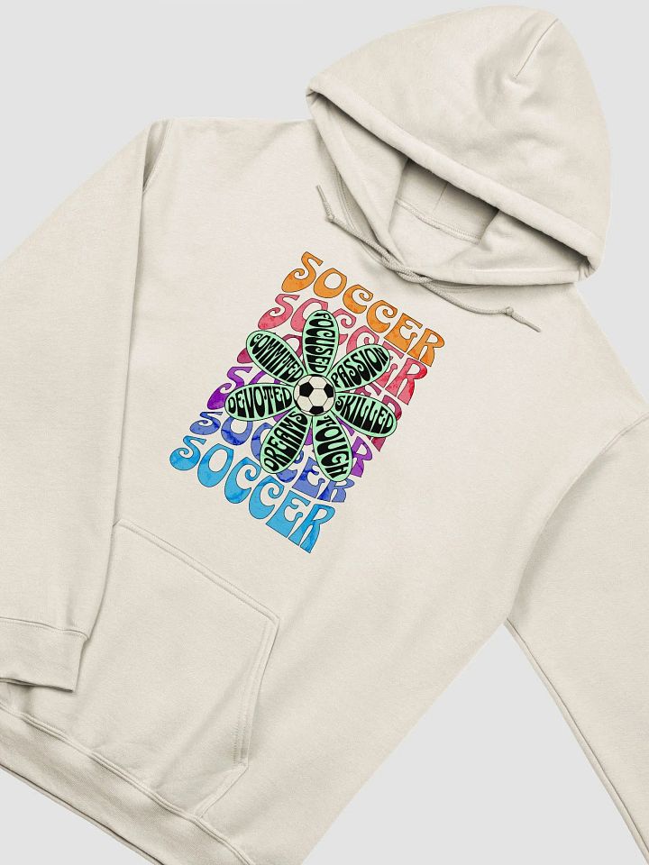 Flower Soccer Motivational Passion Hoodie product image (20)