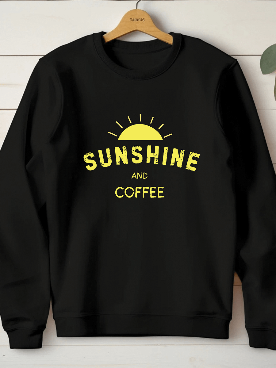 Sunshine And Coffee Crewneck sweatshirt. product image (1)