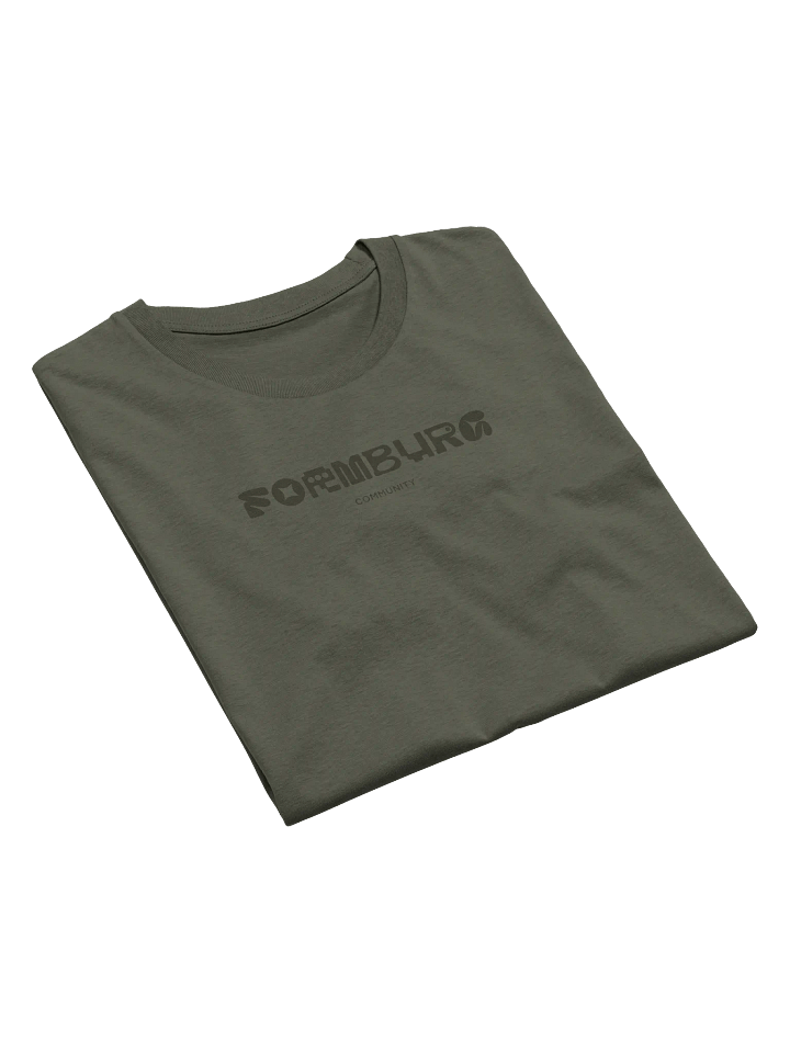T-Shirt khaki – "Formburg Community" Schriftzug – Druck product image (2)
