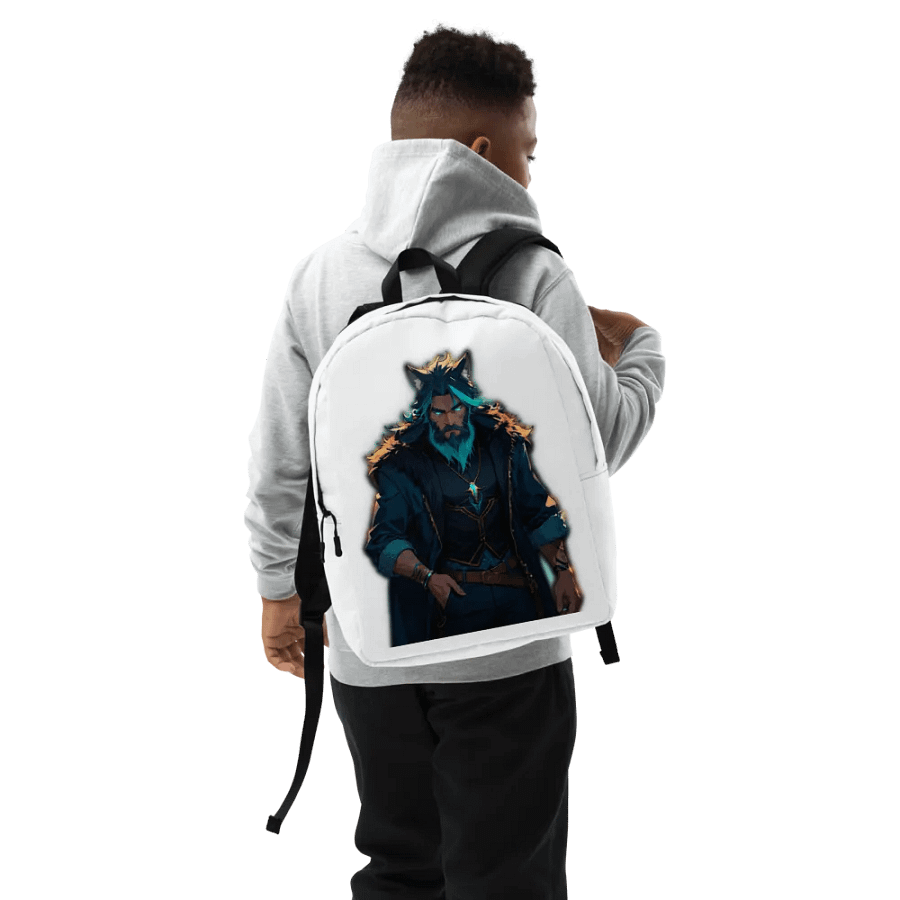 Mystical Wolfman All-Over Backpack product image (12)