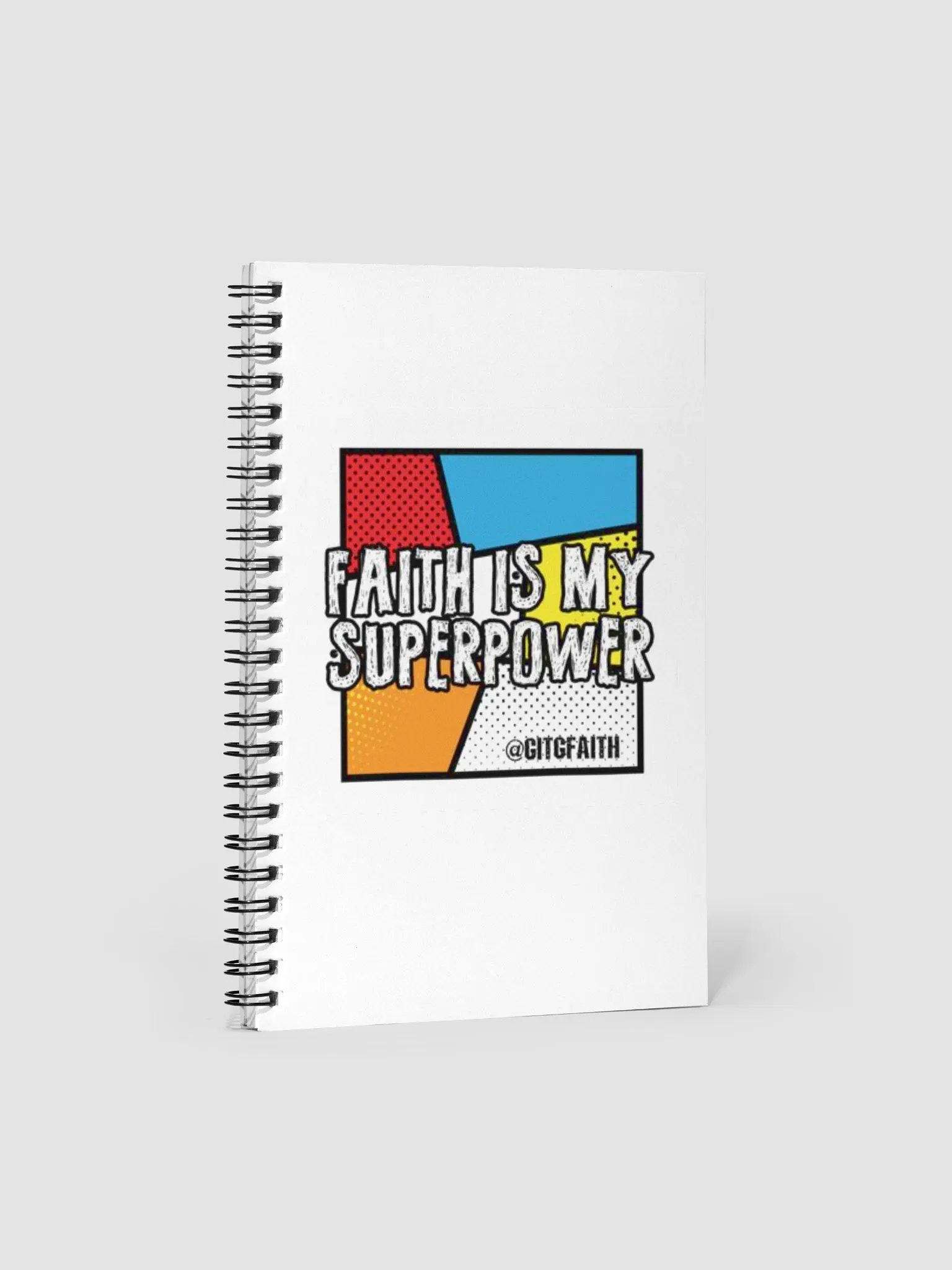 Faith is my Superpower Spiral NoteBook product image (1)