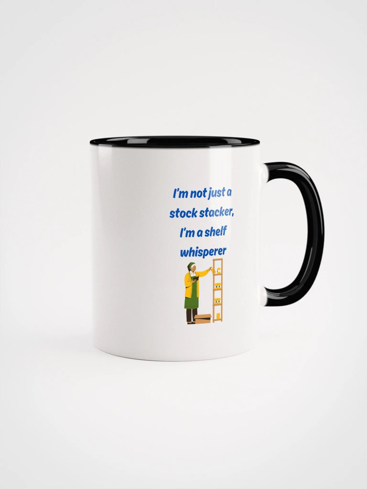 Stock Stacker or Shelf Whisperer Ceramic Mug product image (1)