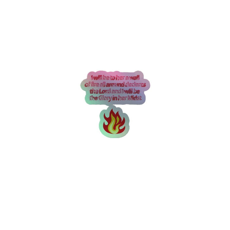 Divine Fire Holographic Sticker Sheet