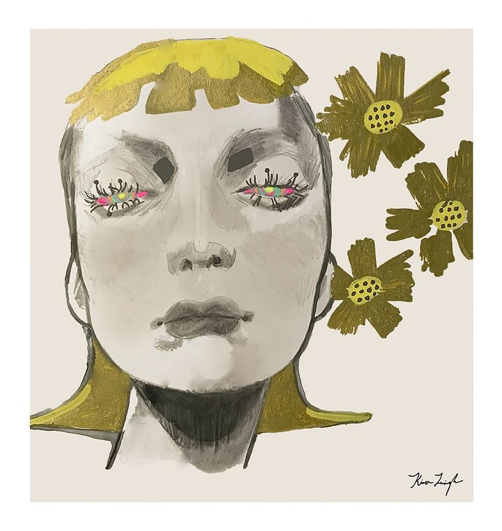 Golden Daisies Original Artwork product image (2)