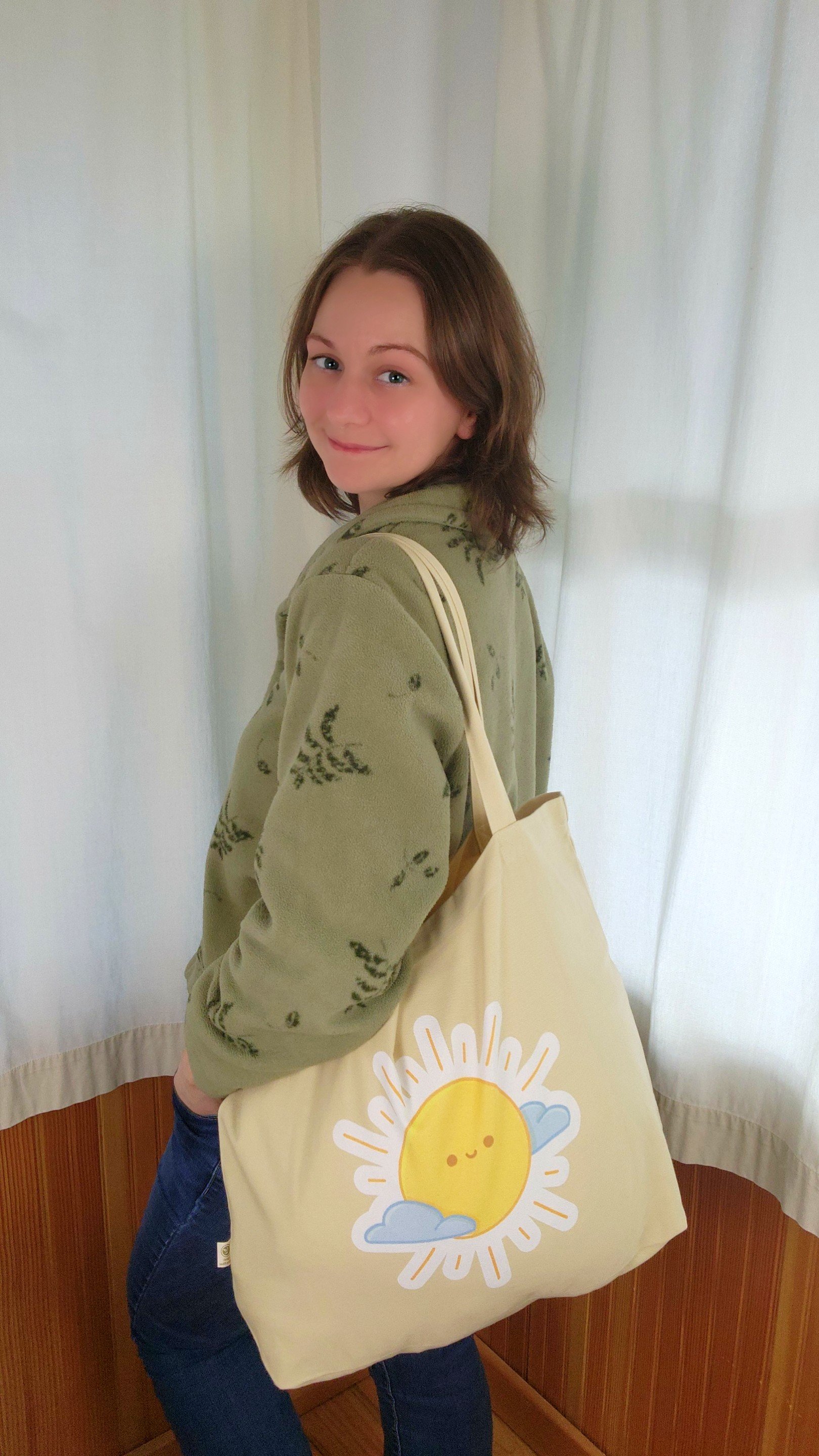 Joyful Habits Organic Cotton Tote product image (1)