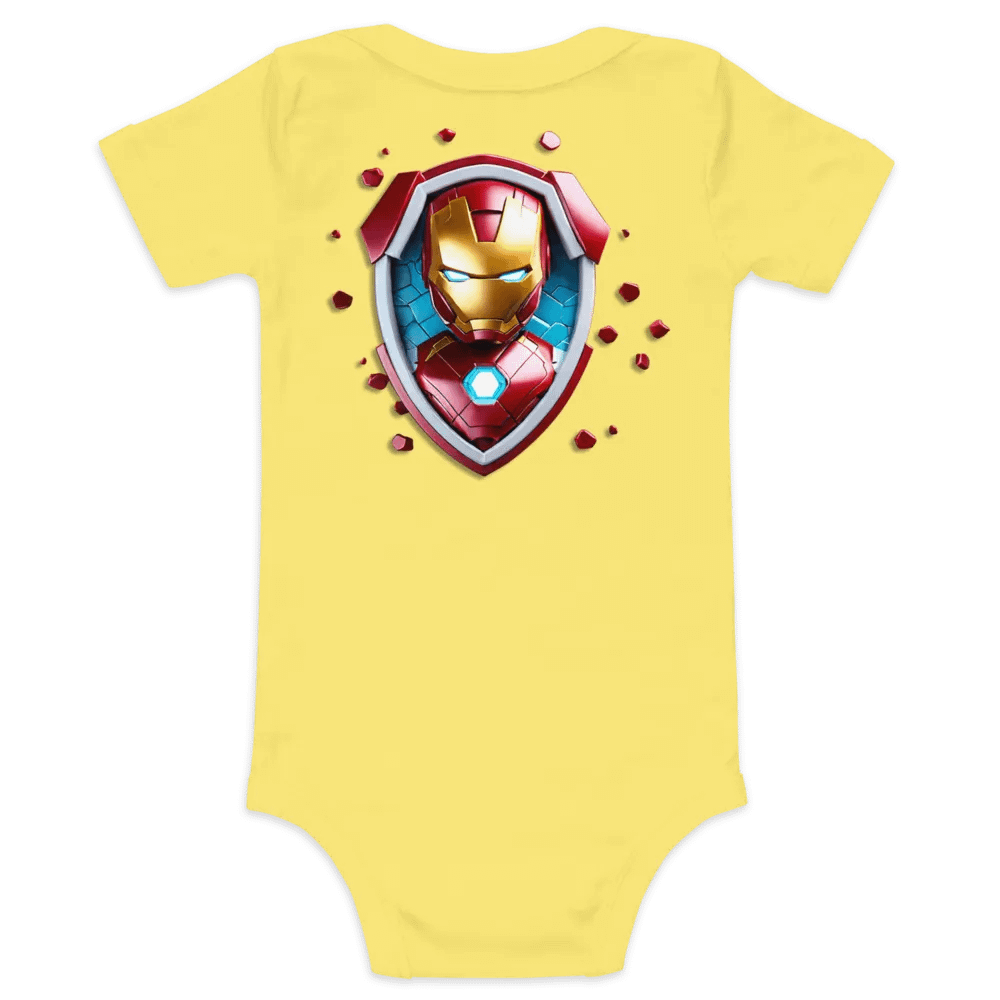Kids Ironman Baby Short Sleeve One Piece product image (2)