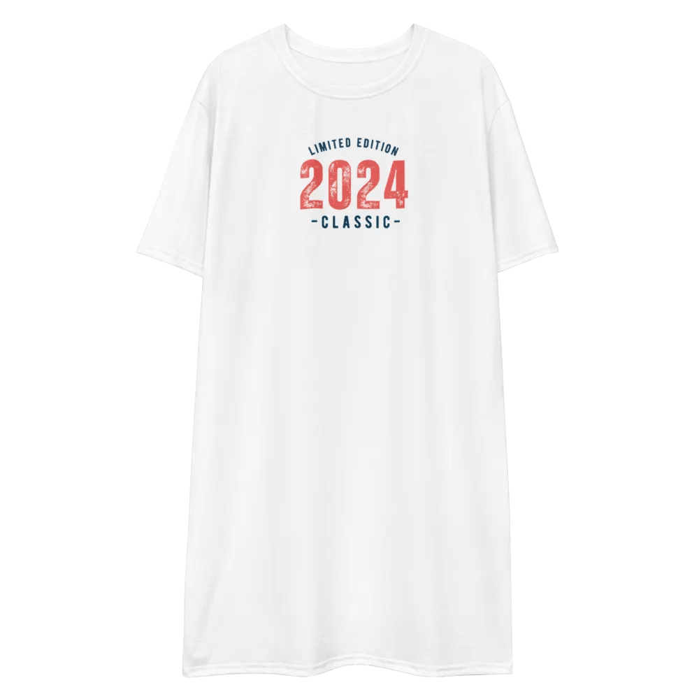 "Limited Edition | 2024 Classic" T-Shirt Dress product image (5)