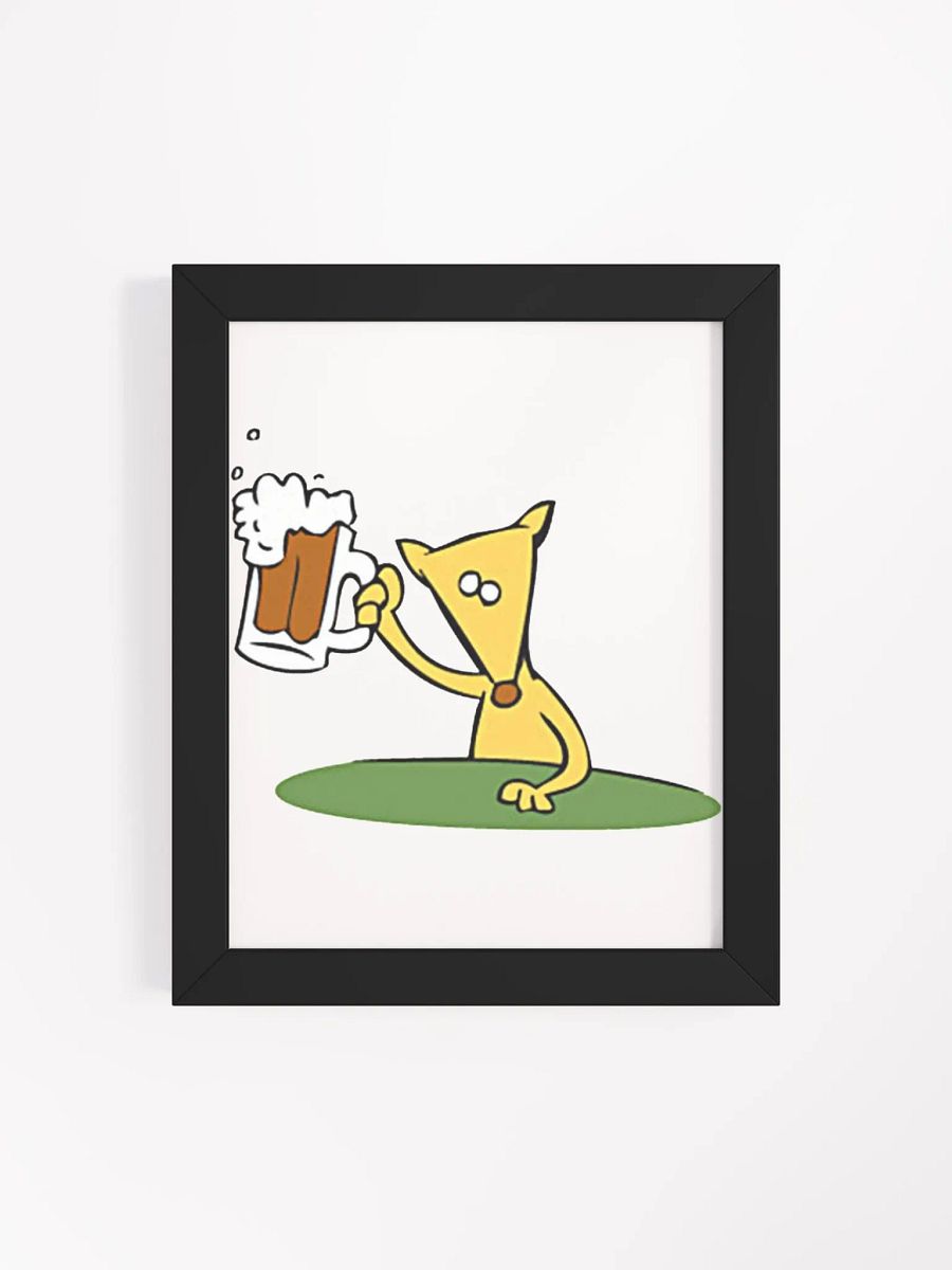 Framed Posters Dog w/Beer product image (39)