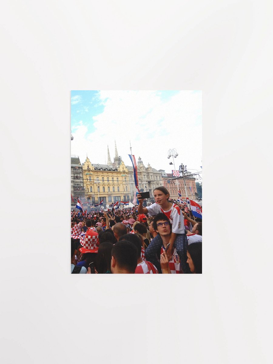 Zagreb - Ban Jelacic Square - World Cup celebration, 2018 - print/poster product image (5)