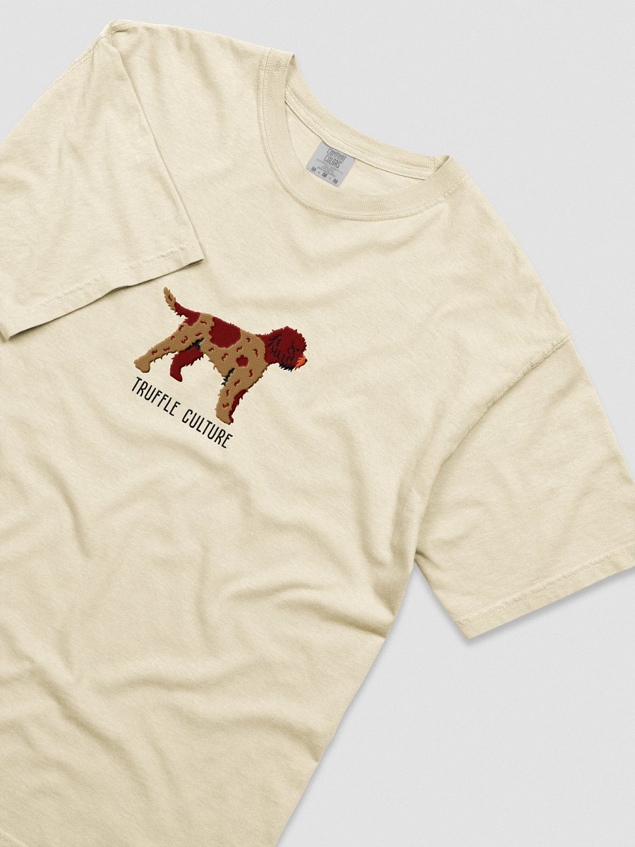 Truffle Culture T-Shirt(Embroidered) of a Lagotto Romagnolo(Liver Roan) product image (55)
