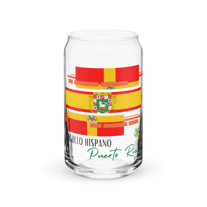 Vaso de cristal - Orgullo Hispano Puerto Rico product image (1)