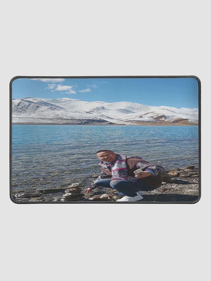 Desk Mat 12" x 18": snow mountain product image (1)