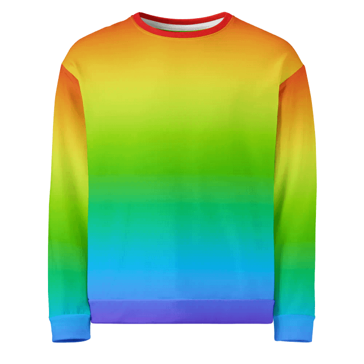 Rainbow Recycled Unisex Sweatshirt product image (1)