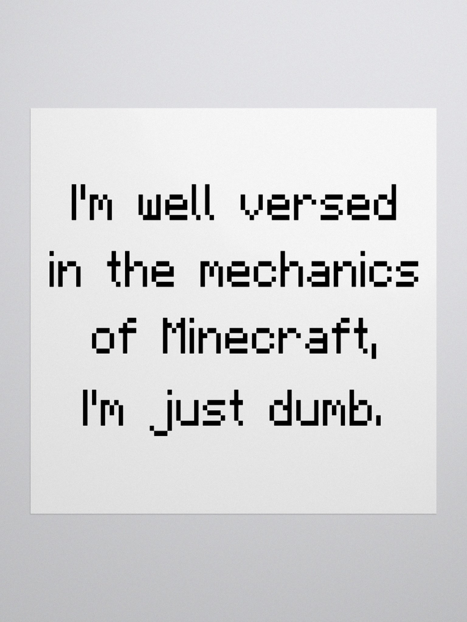 Sticker of Truth (Minecraft Edition) product image (3)