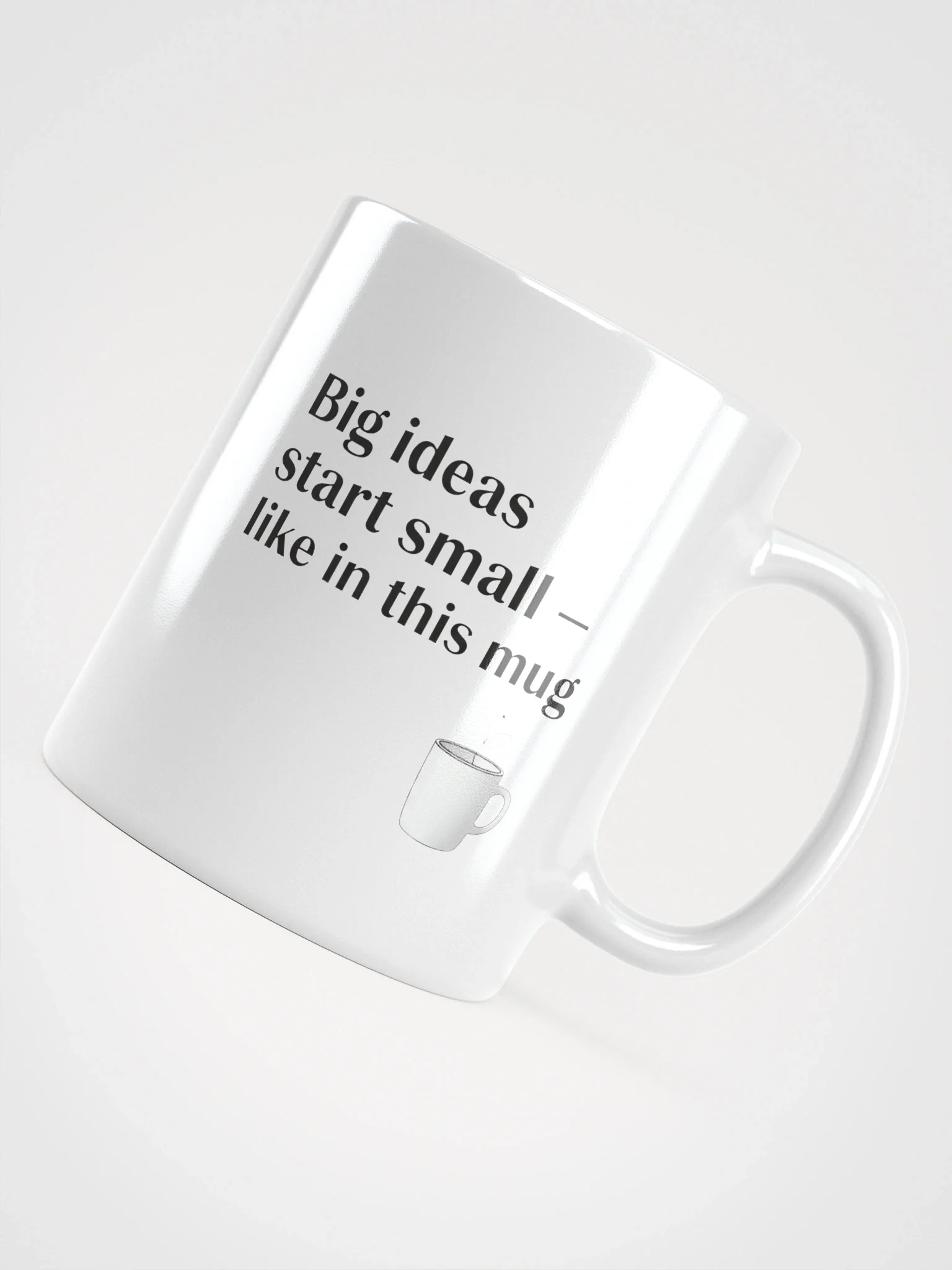 Big Ideas Start Small Inspirational Coffee Mug – Perfect Motivational Gift for Creators & Dreamers product image (5)