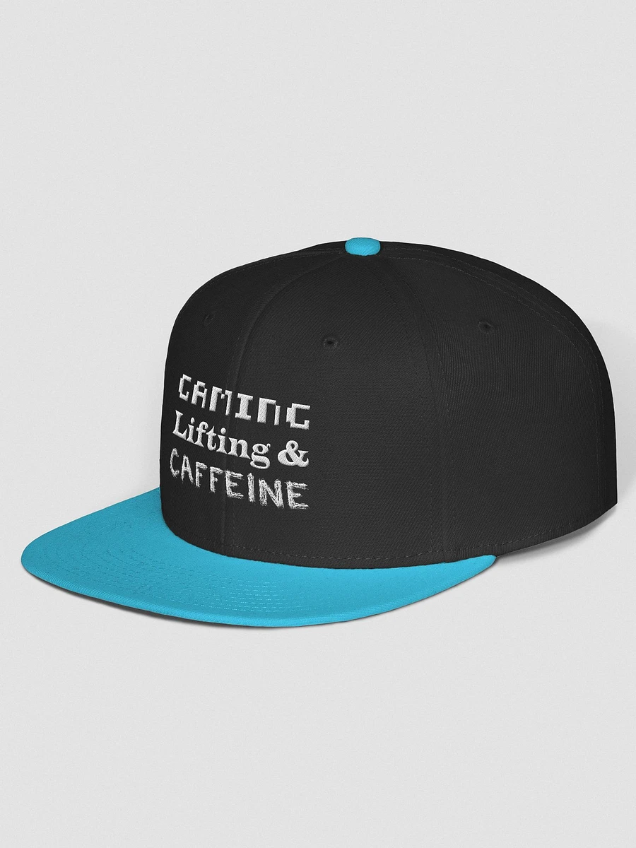 Gaming, Lifting & Caffeine Snapback - White Lettering product image (18)