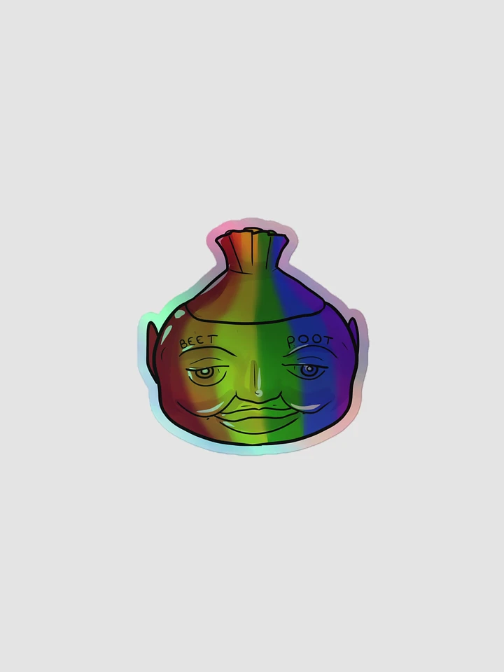 Pride Poot holographic stickers product image (1)