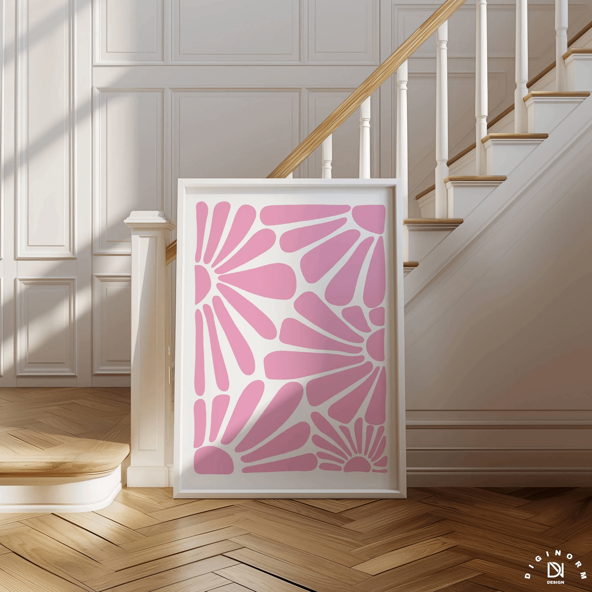 Soft Pink Wall Art Set of 2 Prints, Matisse Flower Print product image (6)