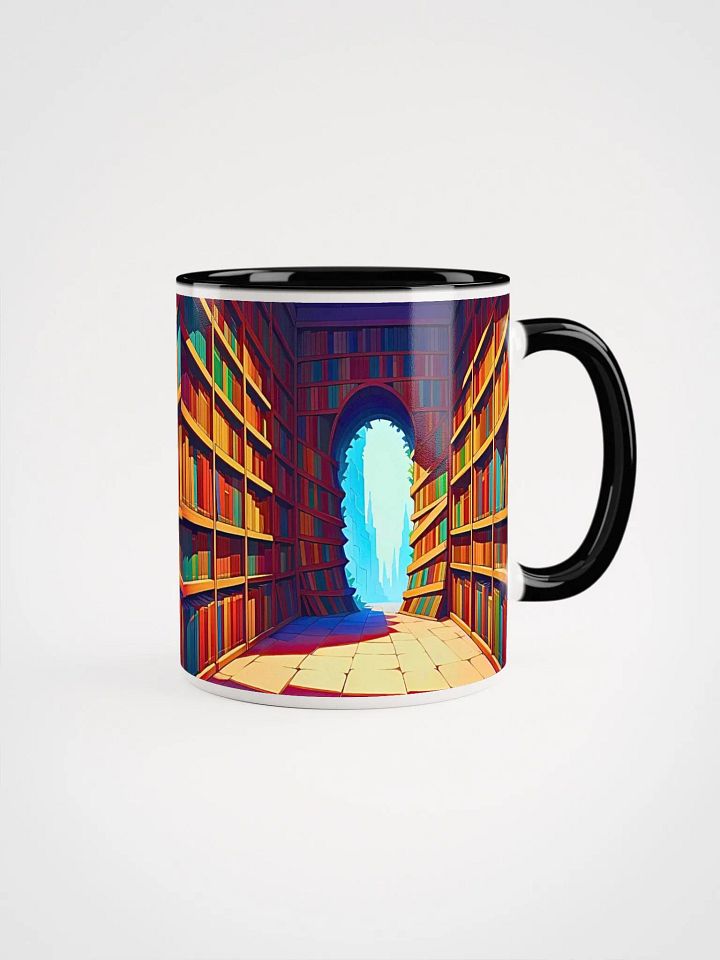 Whimsical Library Corridor Ceramic Mug product image (6)
