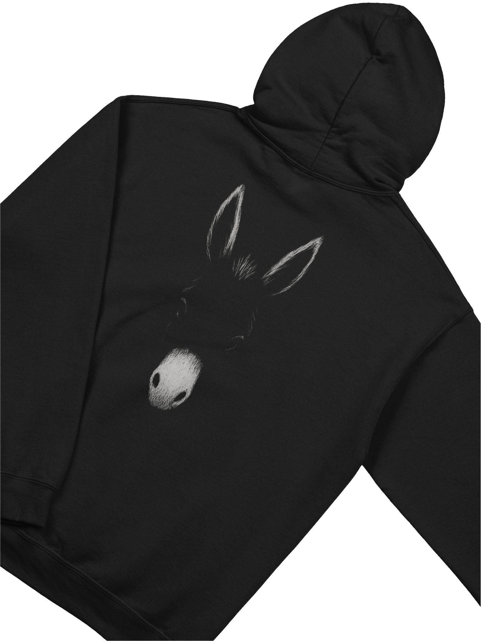 Donkey Sketch Hoodie (Large Back Graphic) product image (4)