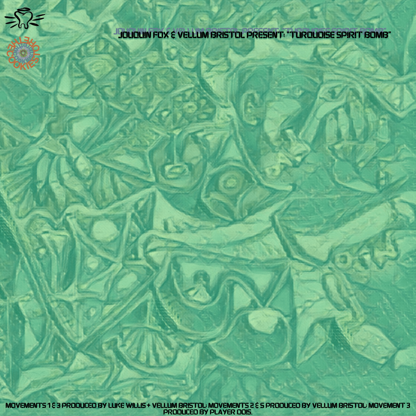 020- TURQUOISE SPIRIT BOMB (EP; 1/1/24) - Vellum Bristol & Jouquin Fox product image (1)