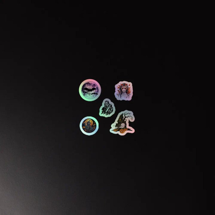 Halloween Holographic Sticker Specter product image (4)