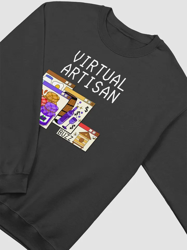 Virtual Artisan Sweatshirt - White Text product image (1)