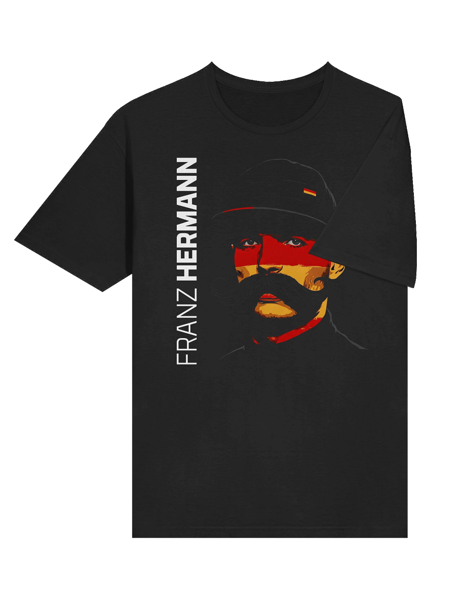 Franz Hermann F1 German Colors Mustache T-Shirt product image (6)