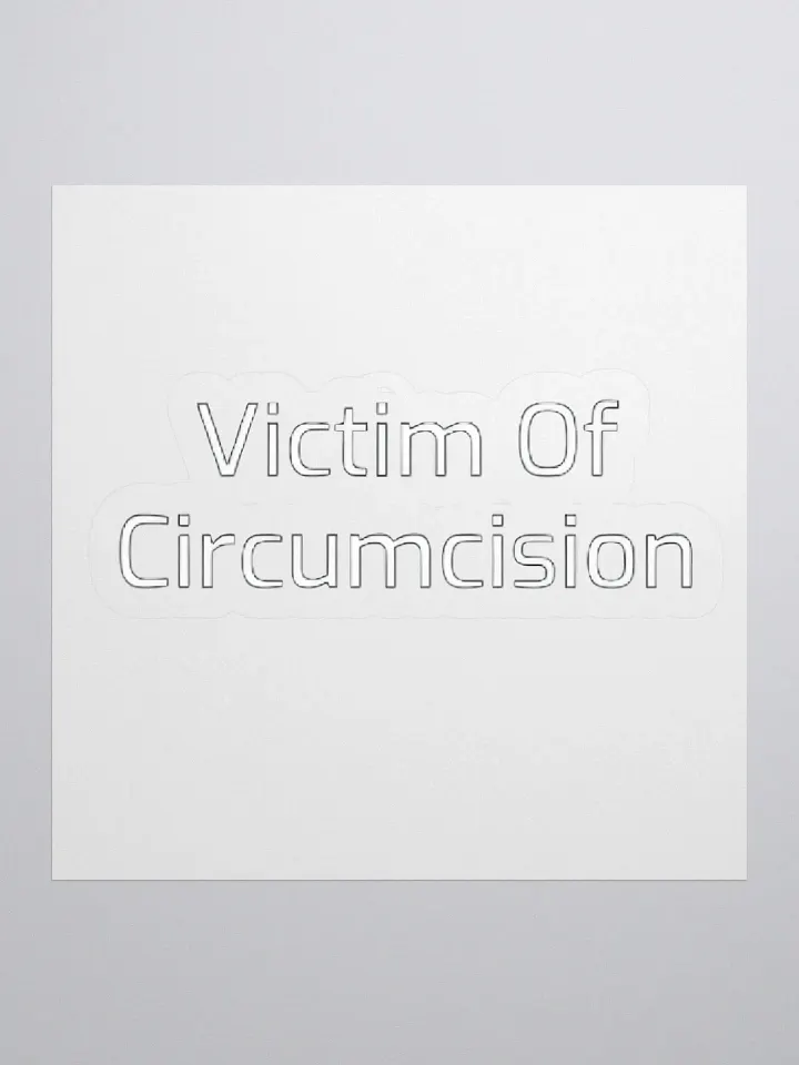 Victim Of Circumcision Sticker product image (1)