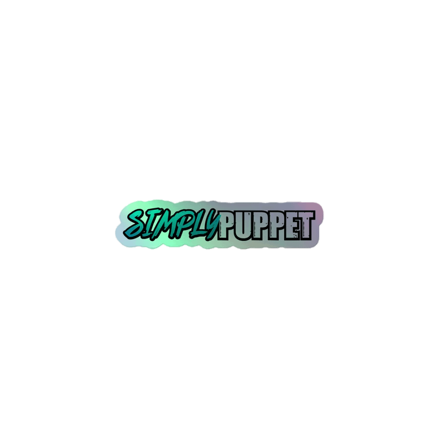 Blue Text Sticker product image (1)