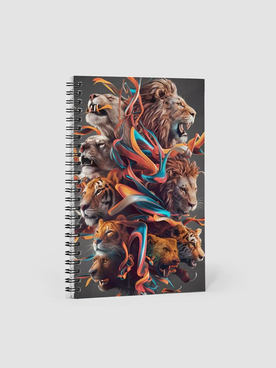 Majestic Big Cats Spiral Notebook product image (1)